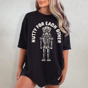 Funny Christmas Nutcracker Matching Couples Graphic